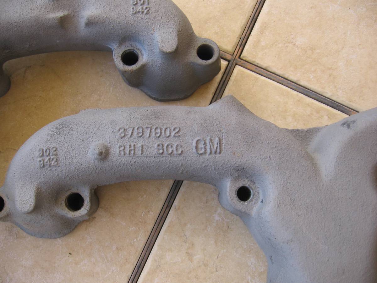 C2 Exhaust Manifold date codes CorvetteForum Chevrolet Corvette