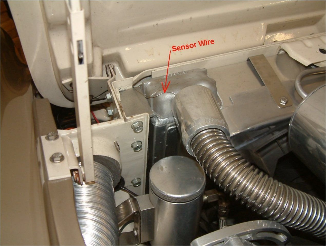 C1 electric fan temp sensor location ideas CorvetteForum Chevrolet