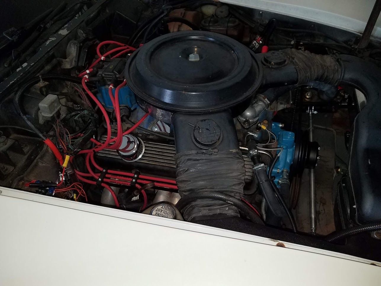 1977 Corvette with Hedman Headers engine bay hot CorvetteForum