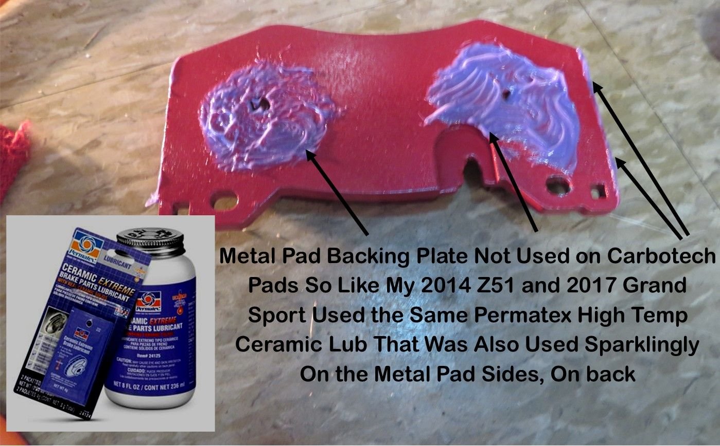 Brake Squeal copper grease fix TSB? CorvetteForum Chevrolet