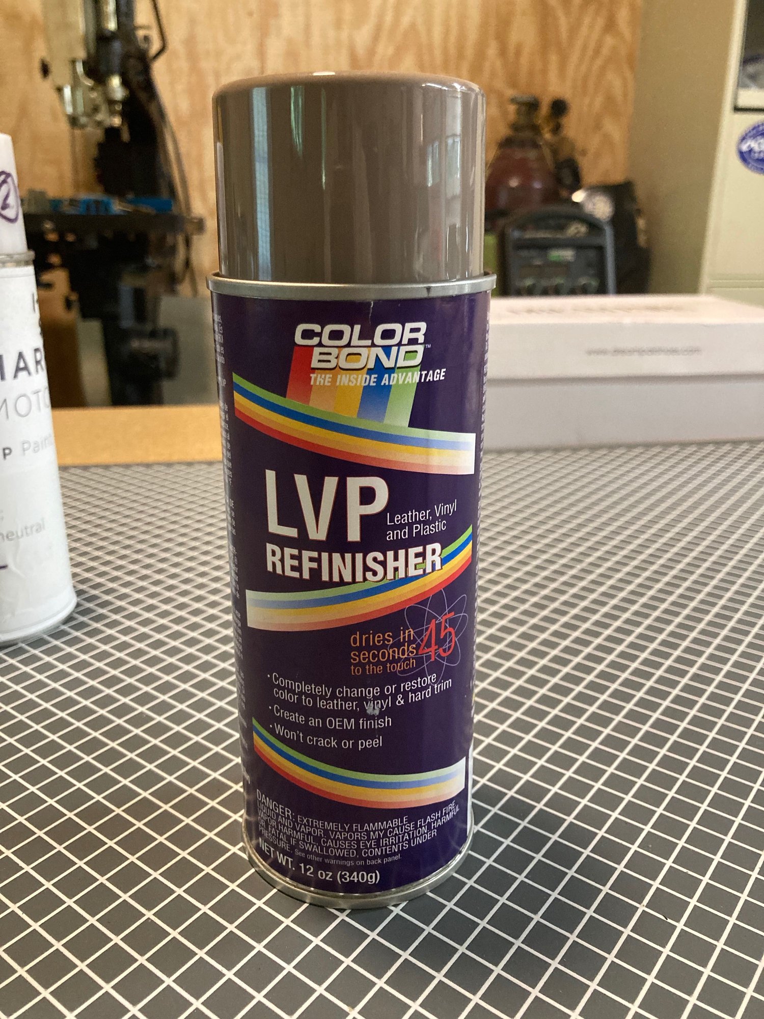 LVP: Lightly scuff console with green scotchbrite.