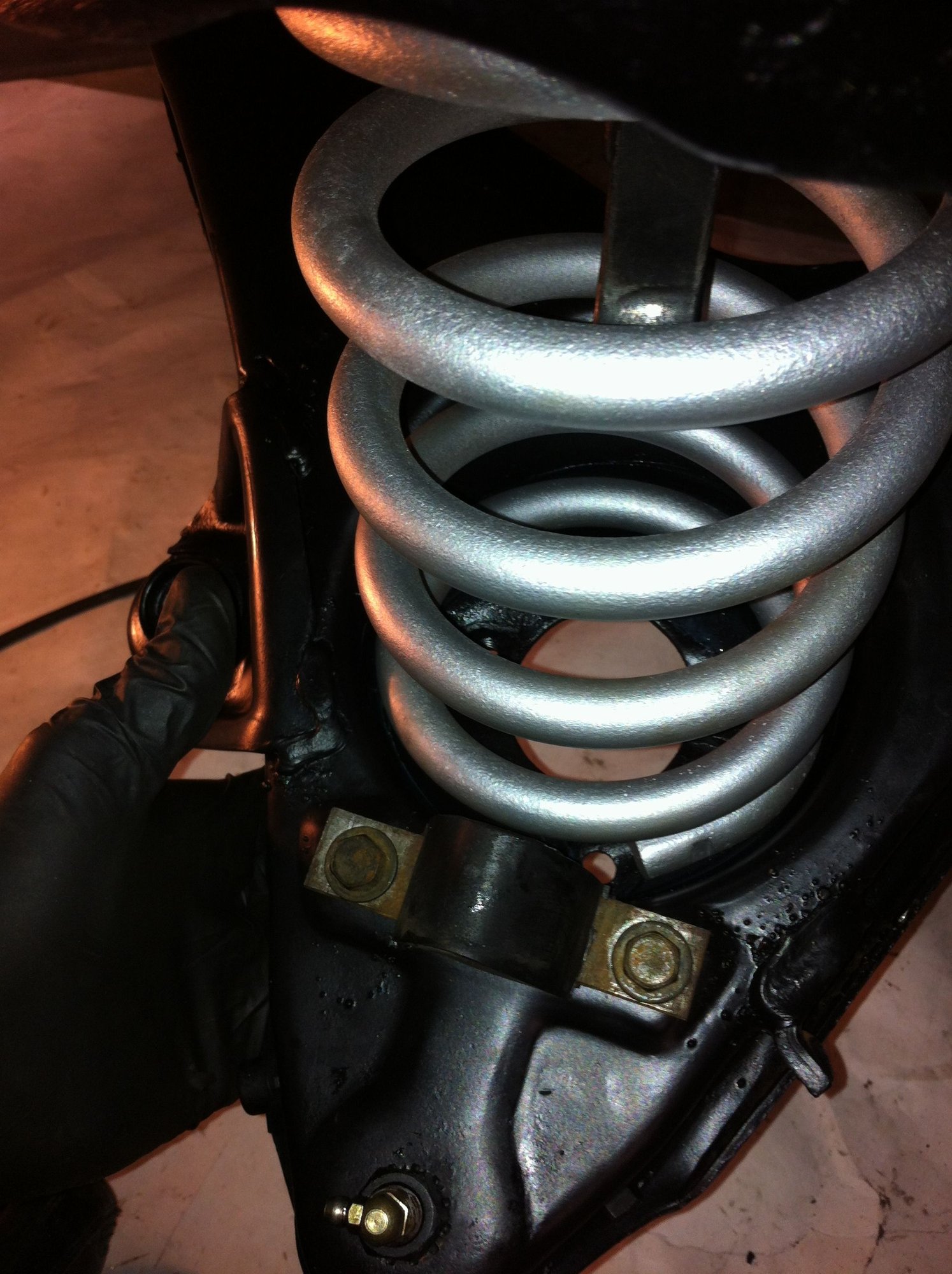 Here we go again... coil spring installation - CorvetteForum ...