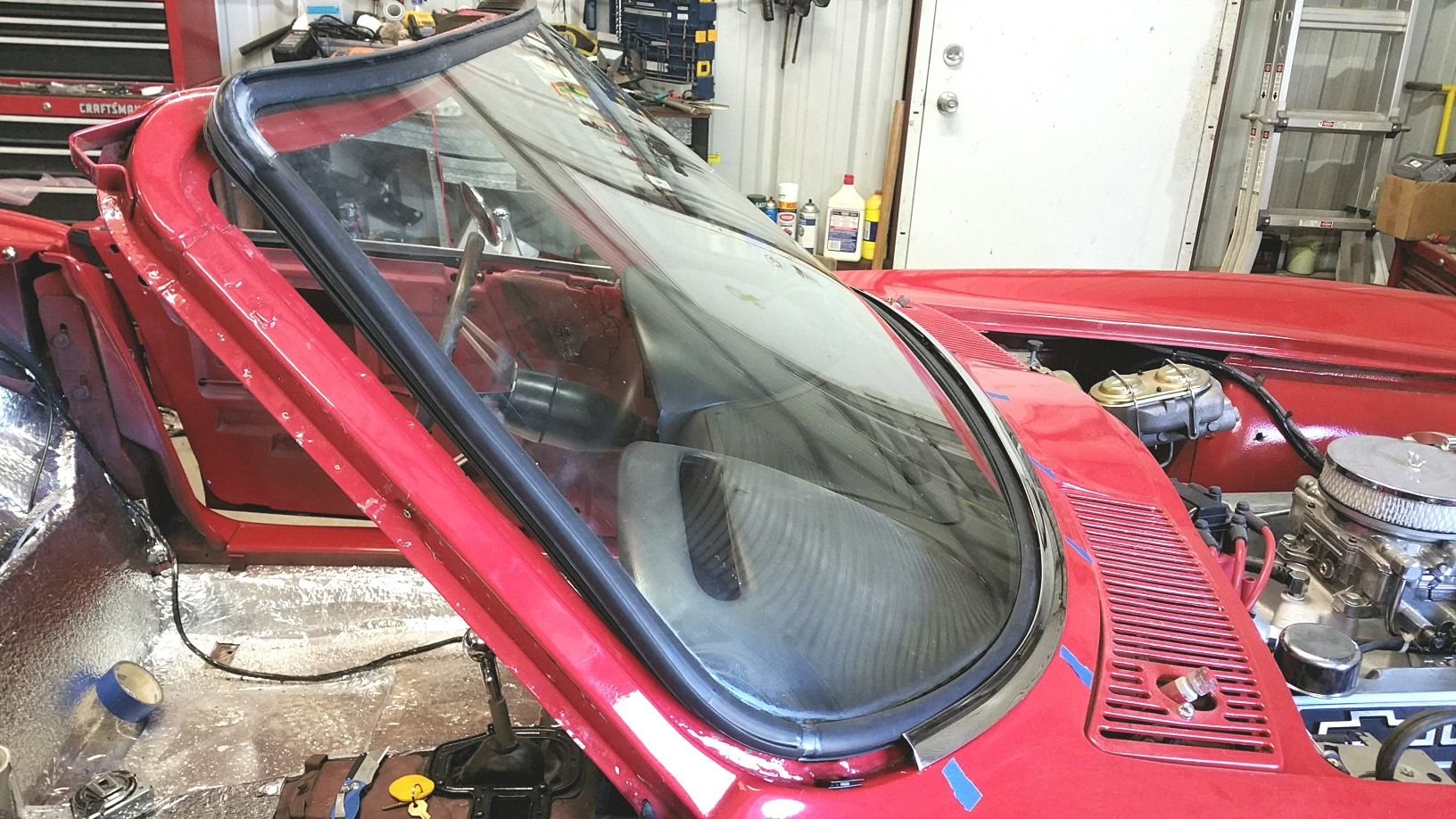 C2 Windshield Install for 65 Convertible CorvetteForum Chevrolet