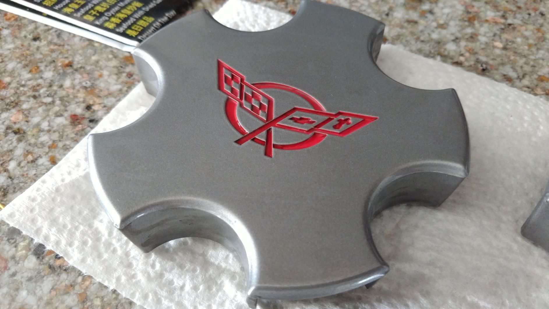 FS (For Sale) C5 Corvette Z06 Speedline wheel center caps (2