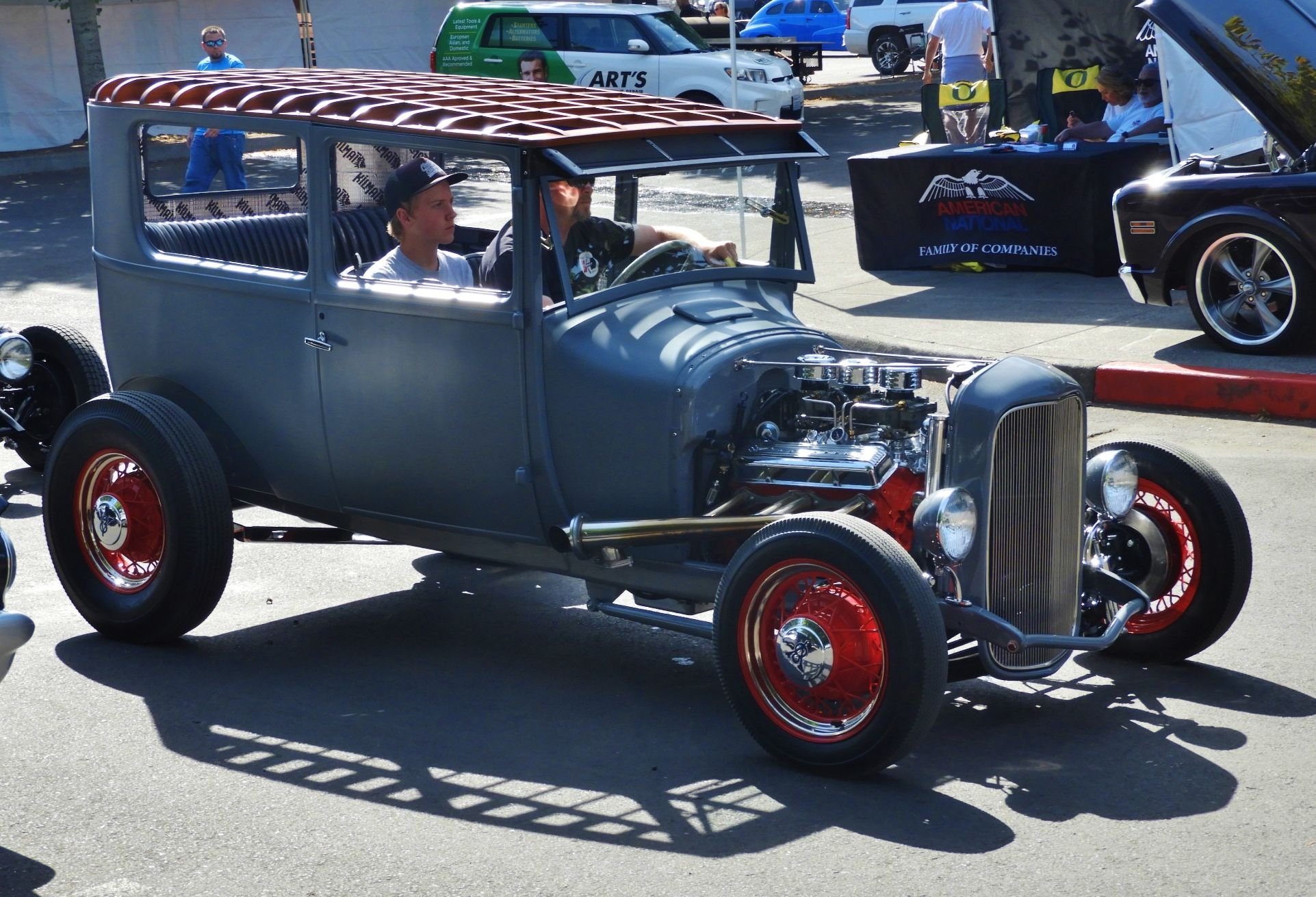 Unique Tin car show and cruise....Longview Washington CorvetteForum