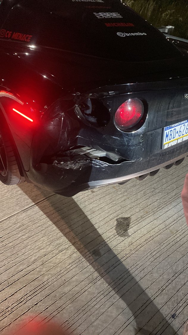 C6 rear ended! Total loss ? CorvetteForum Chevrolet Corvette Forum