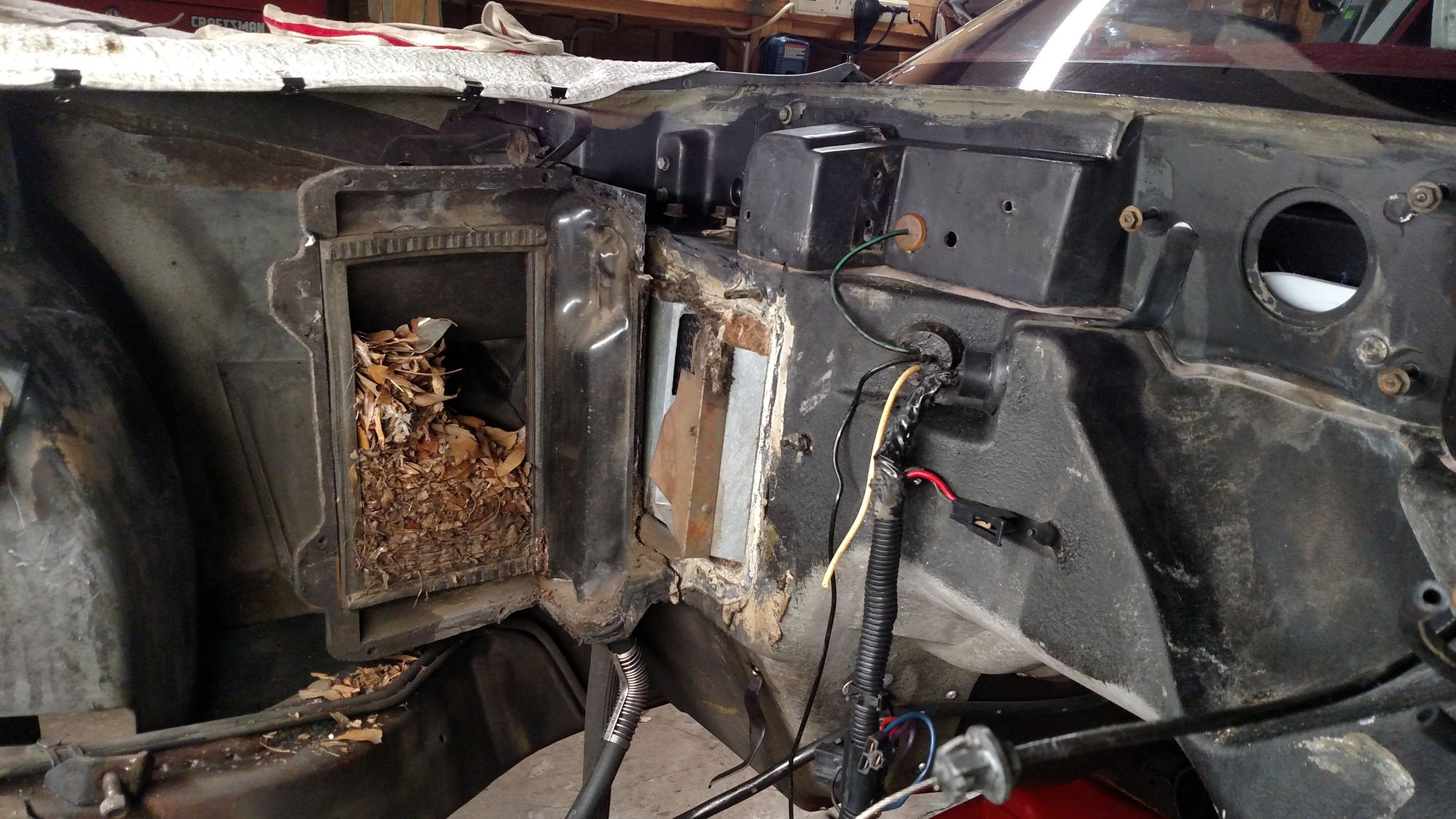 The AC was blowing cold air, just very little air flow CorvetteForum