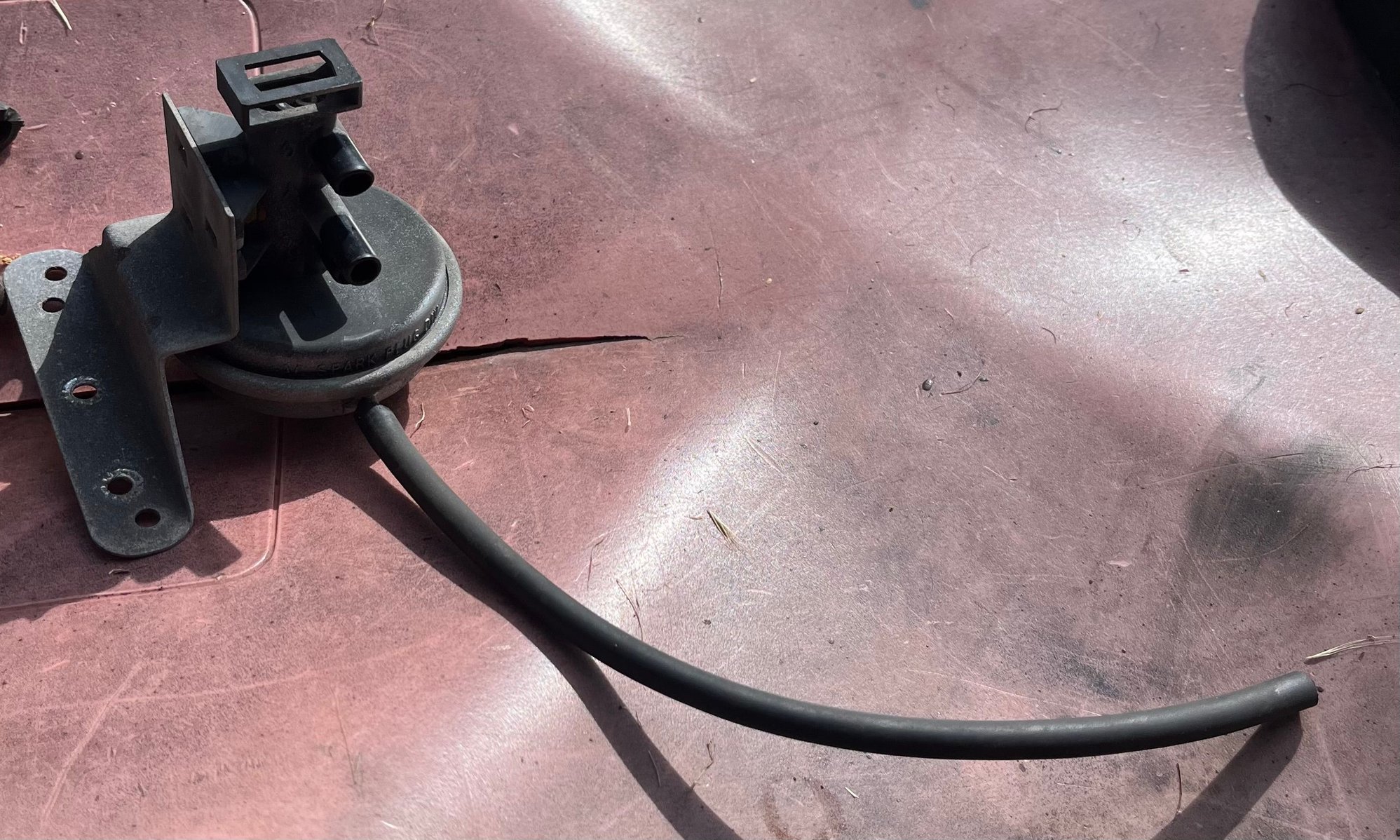 I tested both relays applying suction to a piece of vacuum hose connected to where the longest vacuum line splits & connects to the two relay diaphragms from the manifold. 