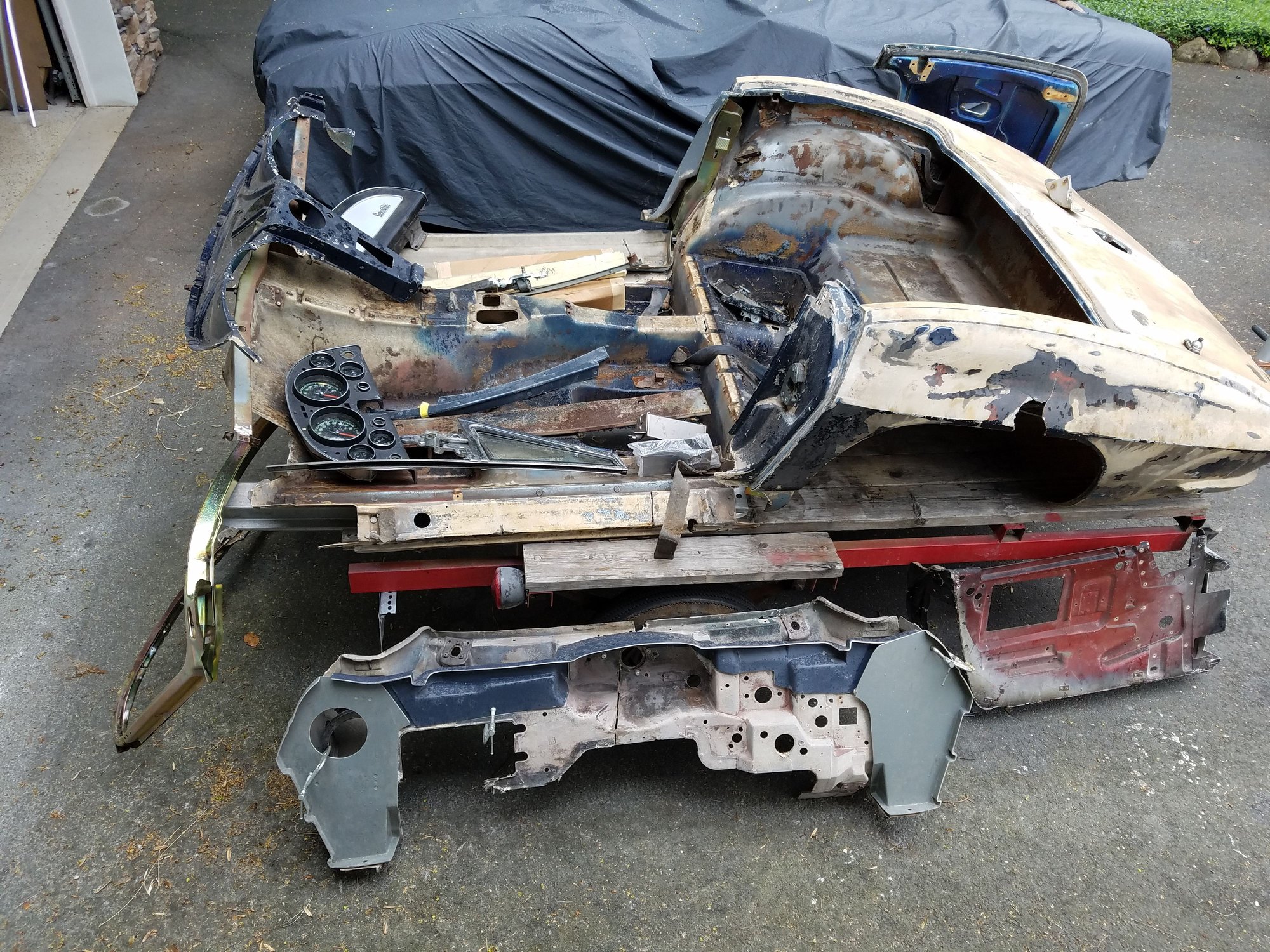 C2 Fiberglass Repair on 1964 CorvetteForum Chevrolet Corvette Forum