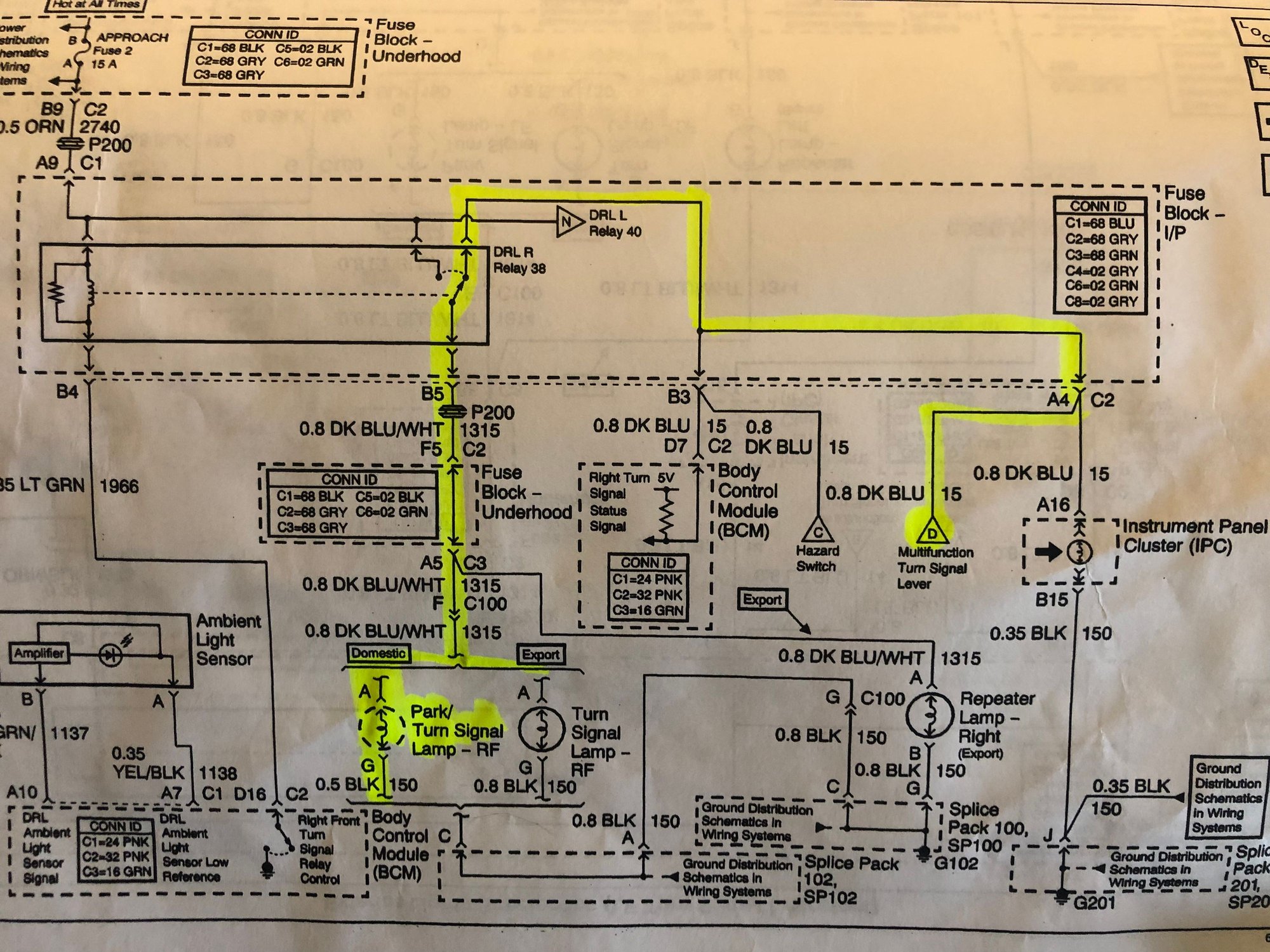1999 C5 front turn signal problems CorvetteForum Chevrolet Corvette Forum Discussion