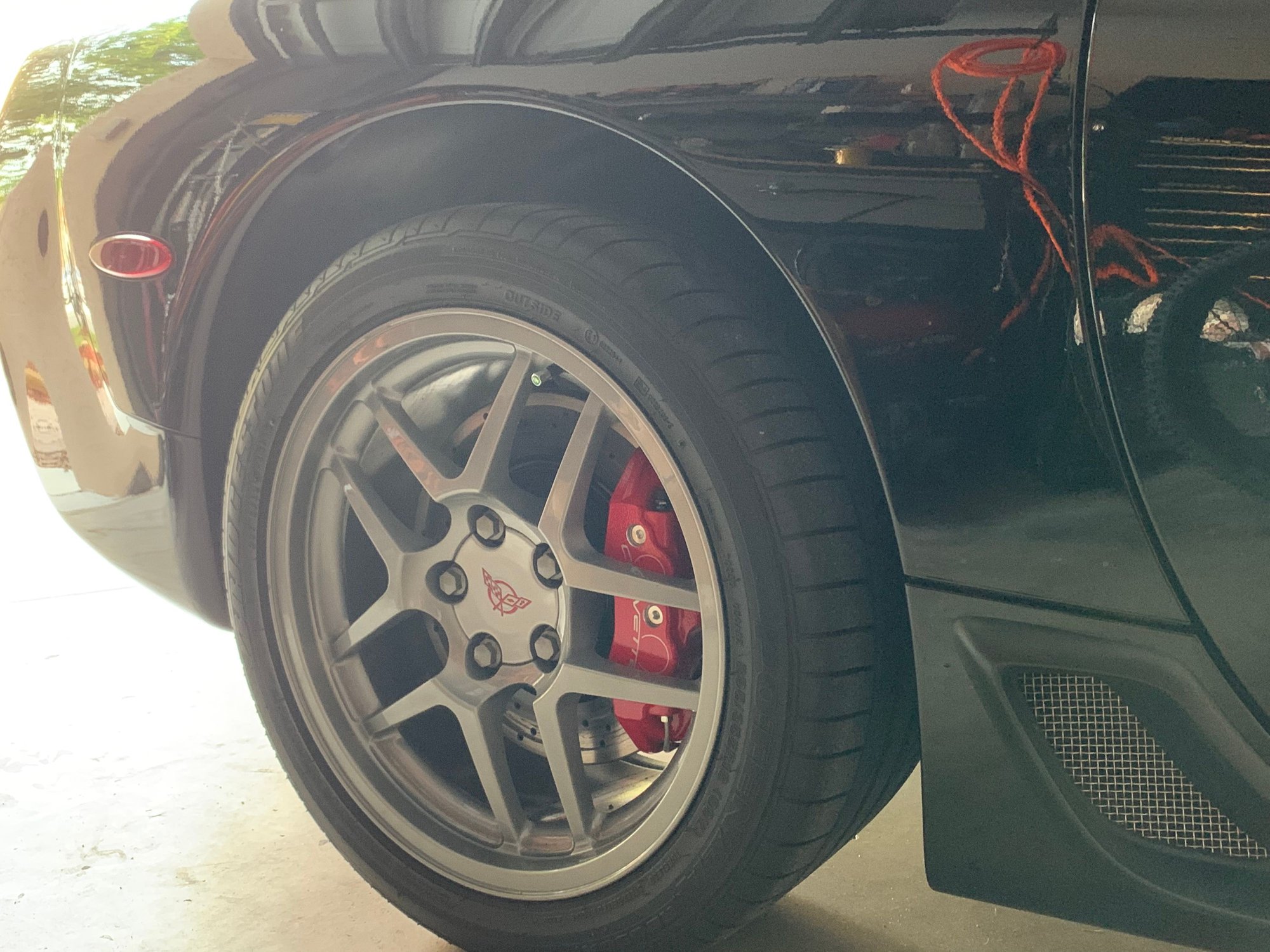 c6 z06 brakes on c5