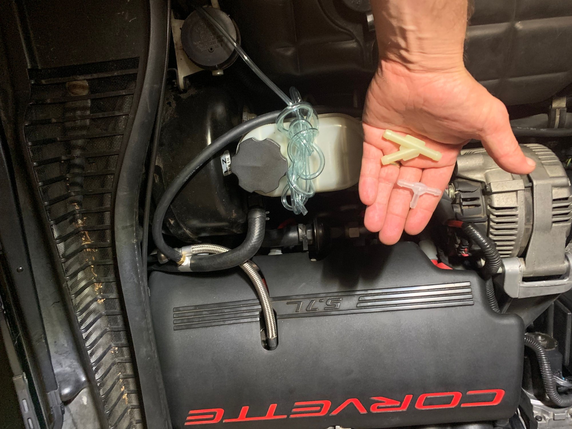 Boost gauge vacuum line with Aa kit CorvetteForum Chevrolet