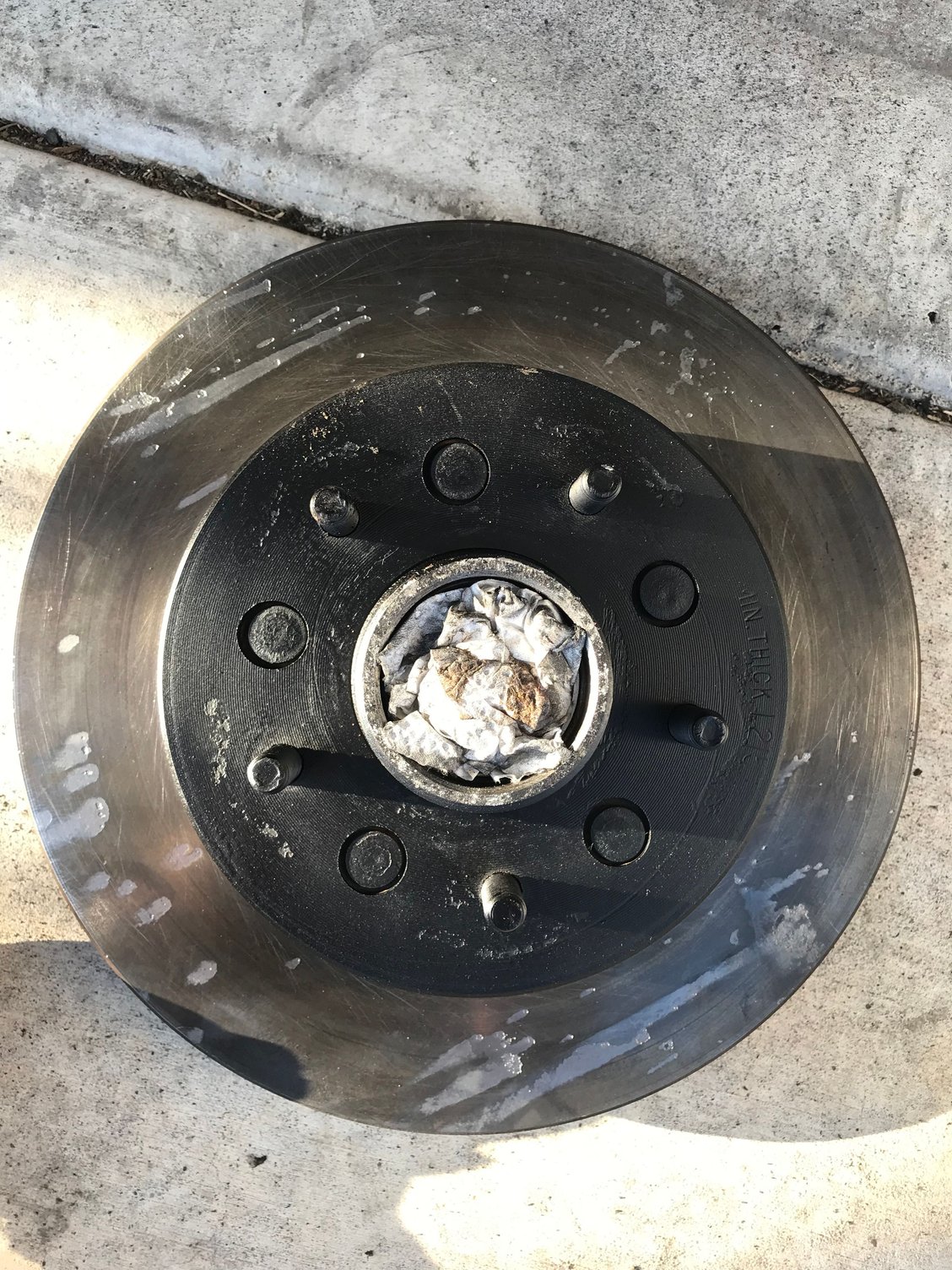 74 Brake Hub...Rust/corrosion? CorvetteForum Chevrolet Corvette