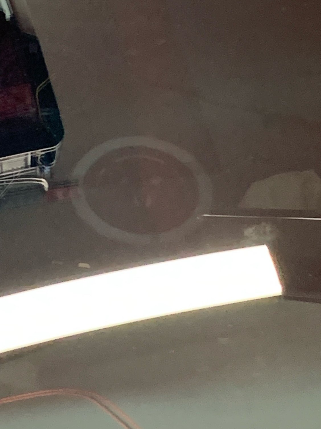 How do I remove that suction cup circle from the windshield