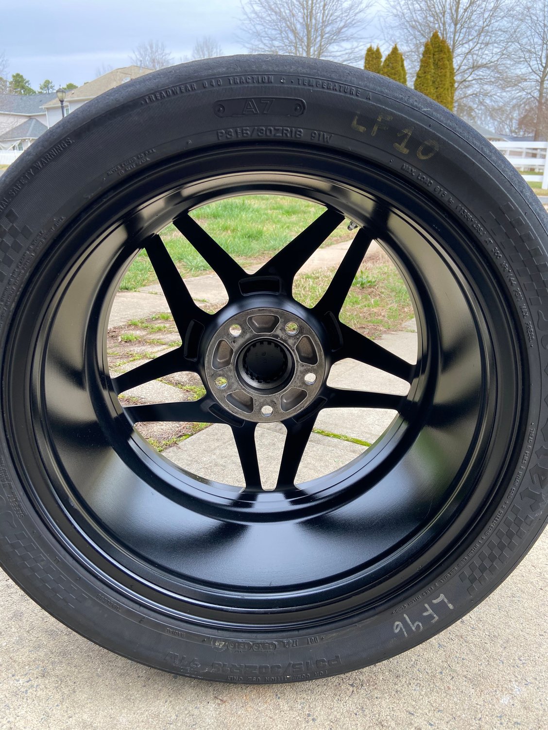 FS (For Sale) C7 ZR1 black replica wheels 18 inch MRR M755