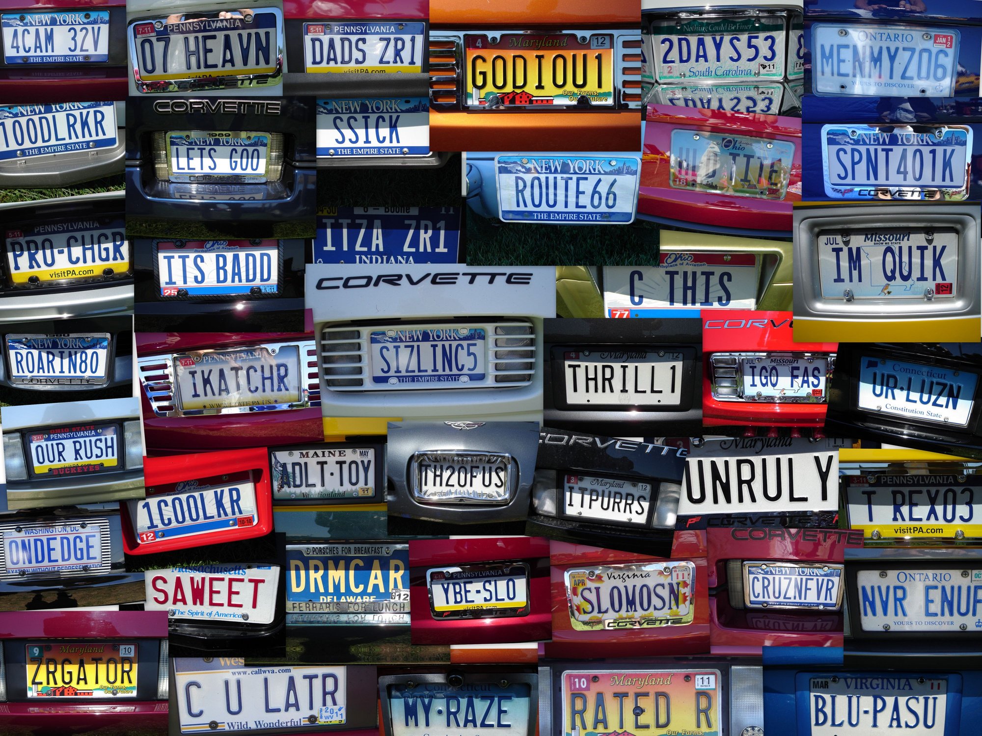 Vanity plate ideas? Page 3 CorvetteForum Chevrolet Corvette Forum