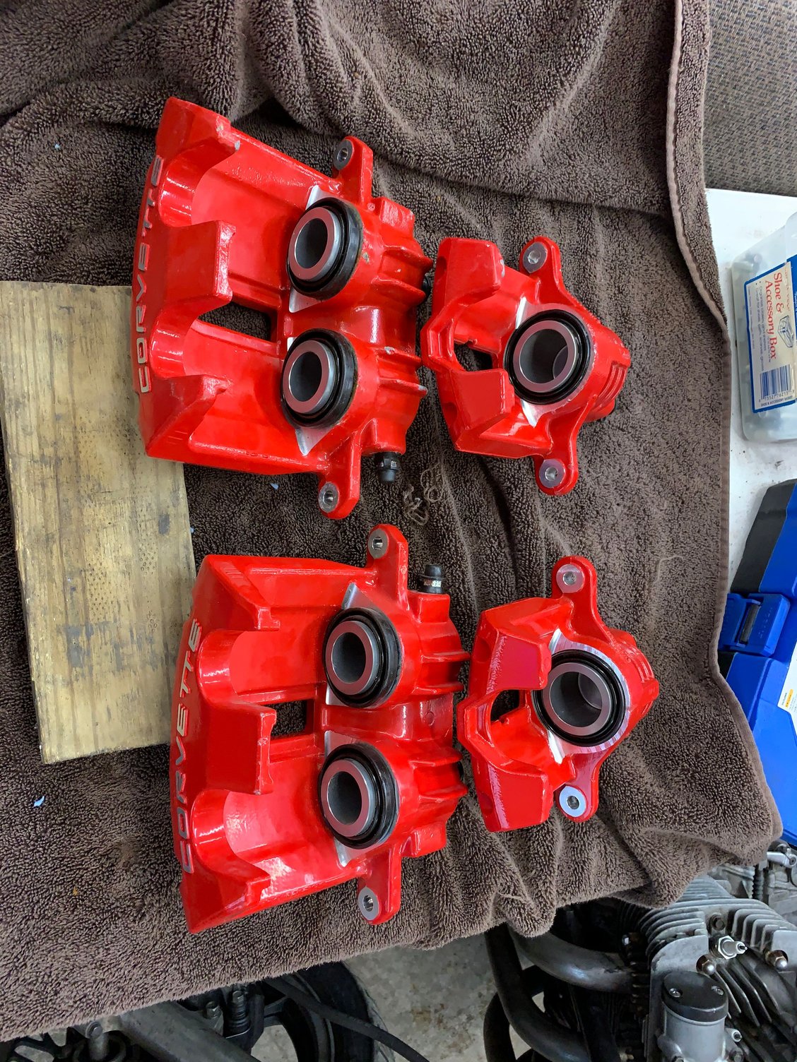 FS (For Sale) Red C5 Z06 Brake Calipers CorvetteForum Chevrolet Corvette Forum Discussion
