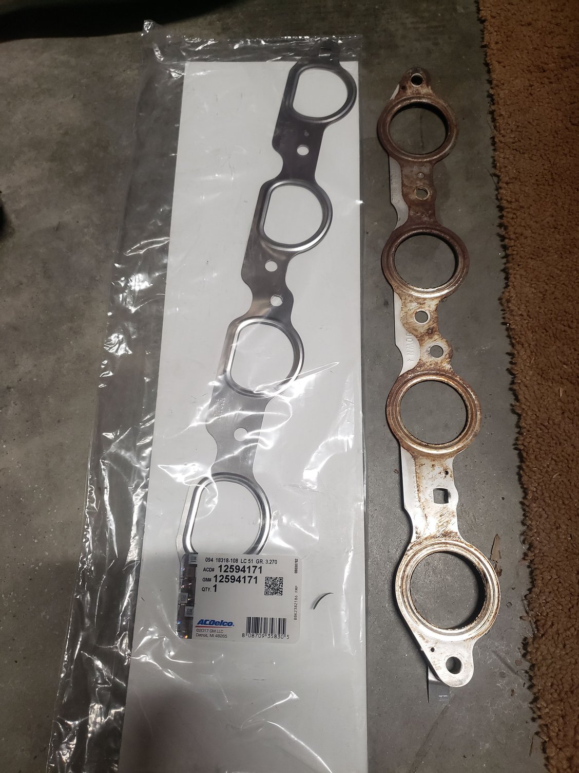 99 C5 round port or D port exhaust gasket CorvetteForum Chevrolet