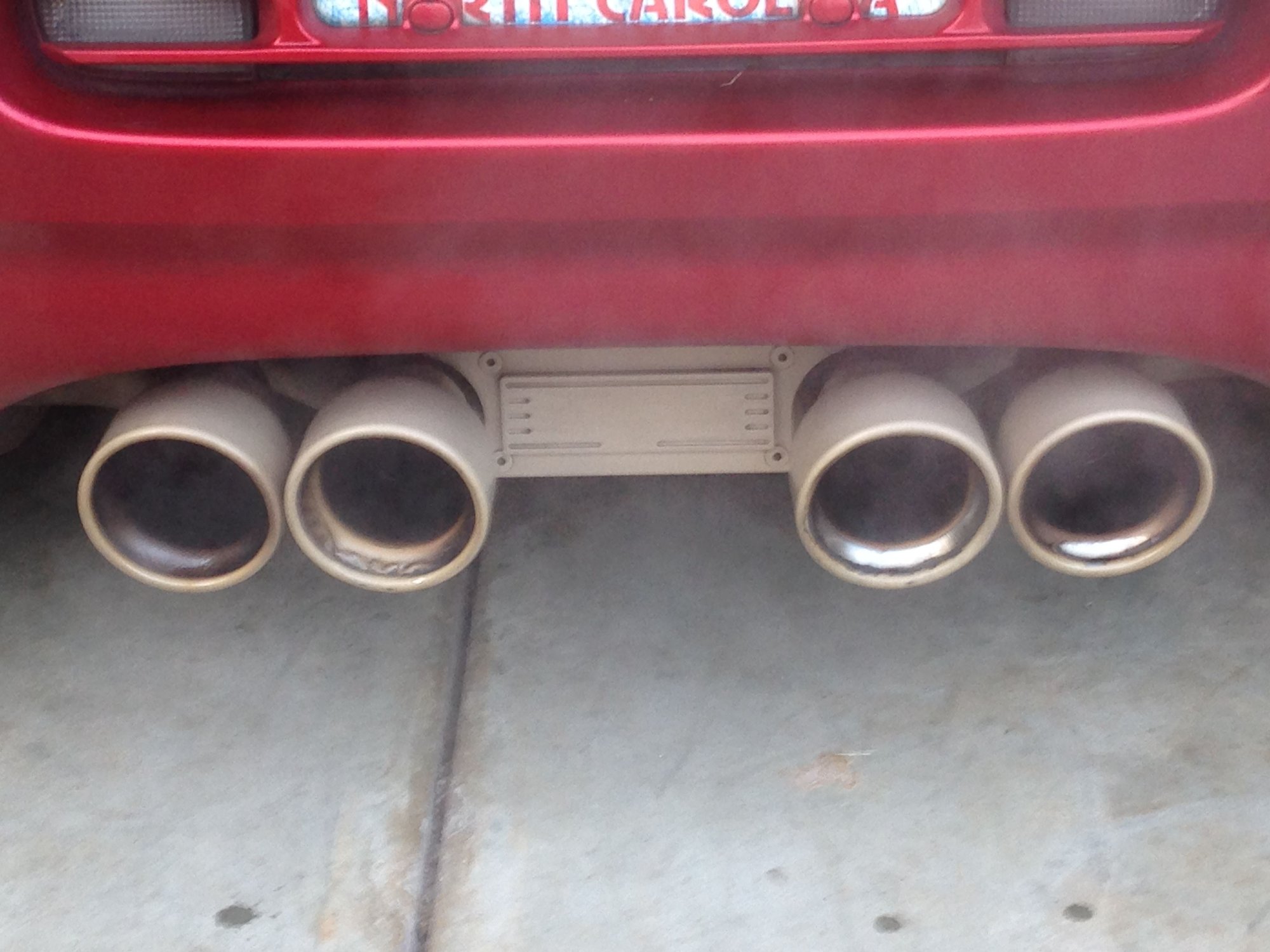 Spray painting exhaust tips CorvetteForum Chevrolet Corvette Forum
