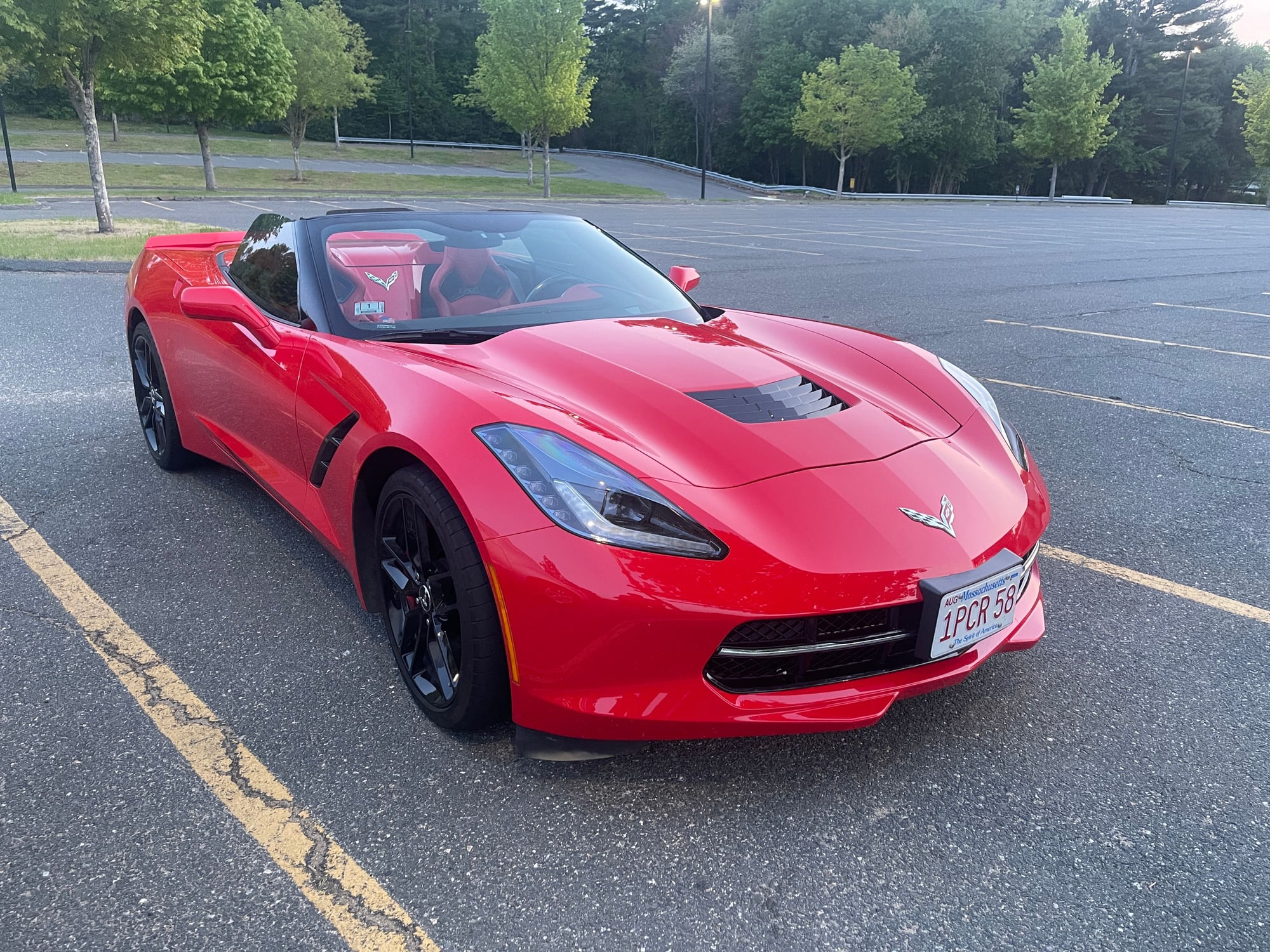 PICS] Torch Red 2023 Corvette Stingray Convertible with the 3LT