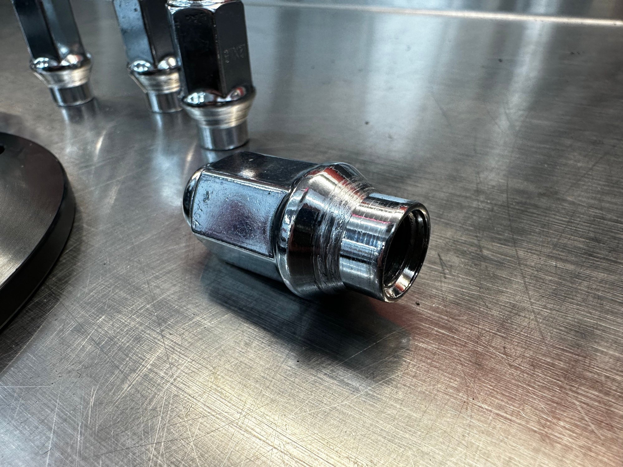 FS (For Sale) (2) 6mm wheel spacers and extended thread lug nuts ...