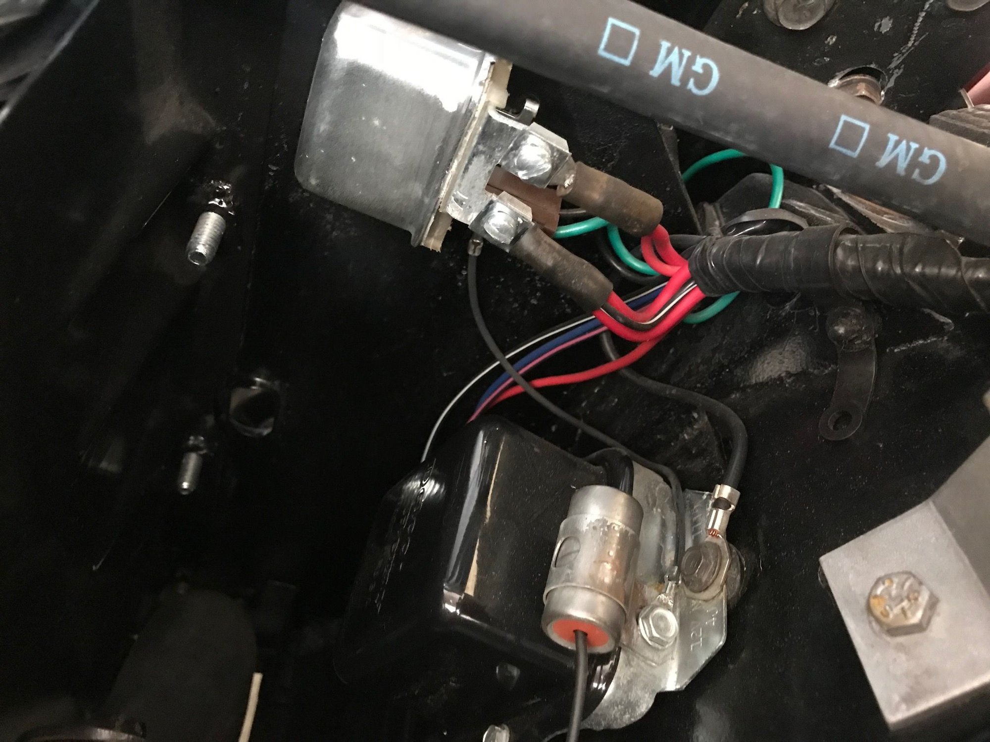 Early 65 Voltage Regulator Ground Wire - CorvetteForum - Chevrolet