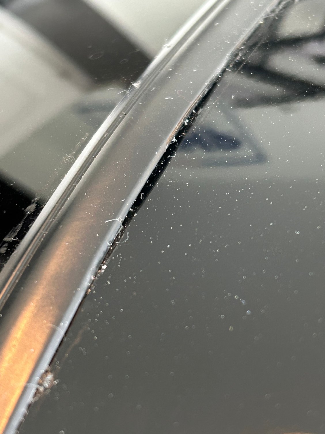 Top of windshield molding coming off CorvetteForum Chevrolet