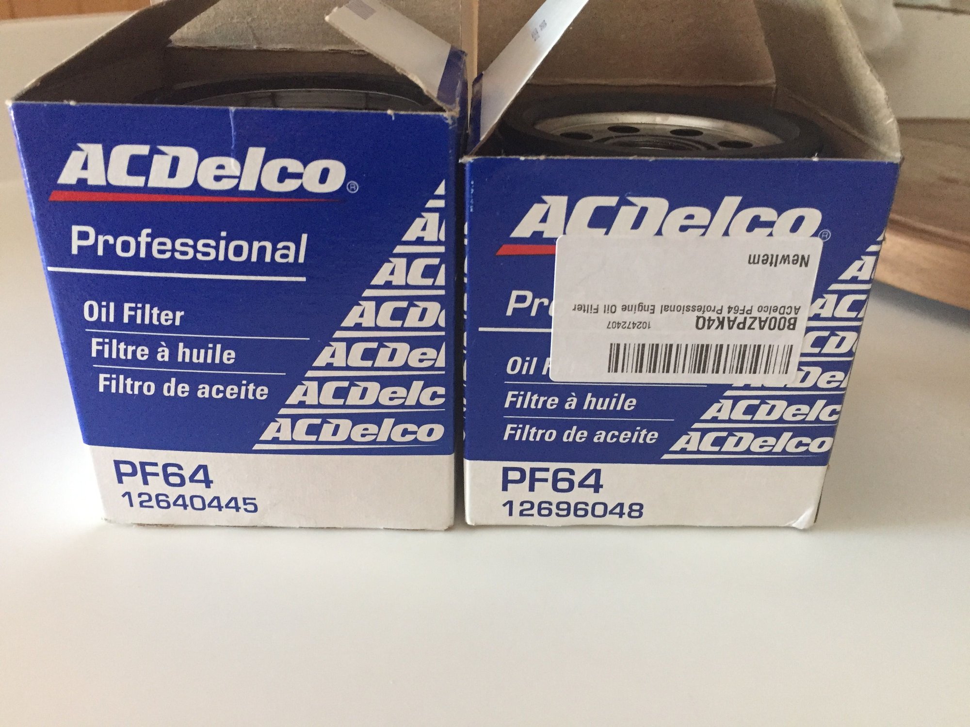 Which oil filter UPF64R vs PF64 (discontinued) vs PF64F