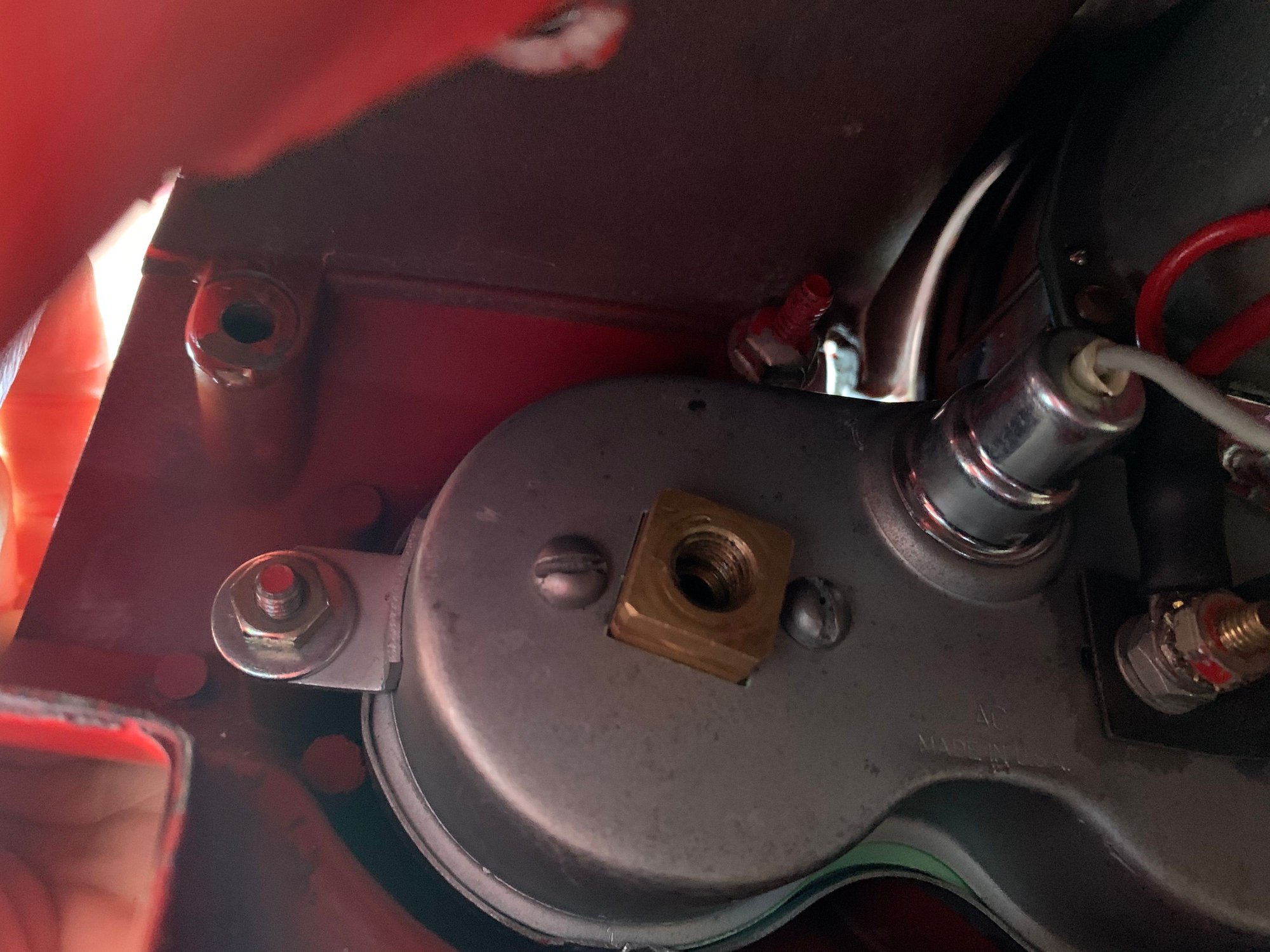 C1 '58 Oil pressure pipe connection to gauge CorvetteForum