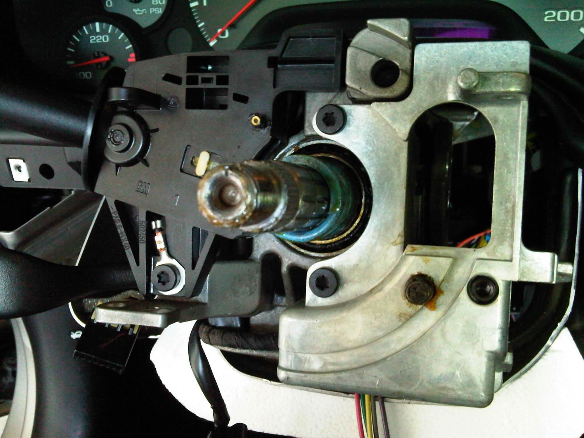 What I did with the Steering Column Lock CorvetteForum Chevrolet