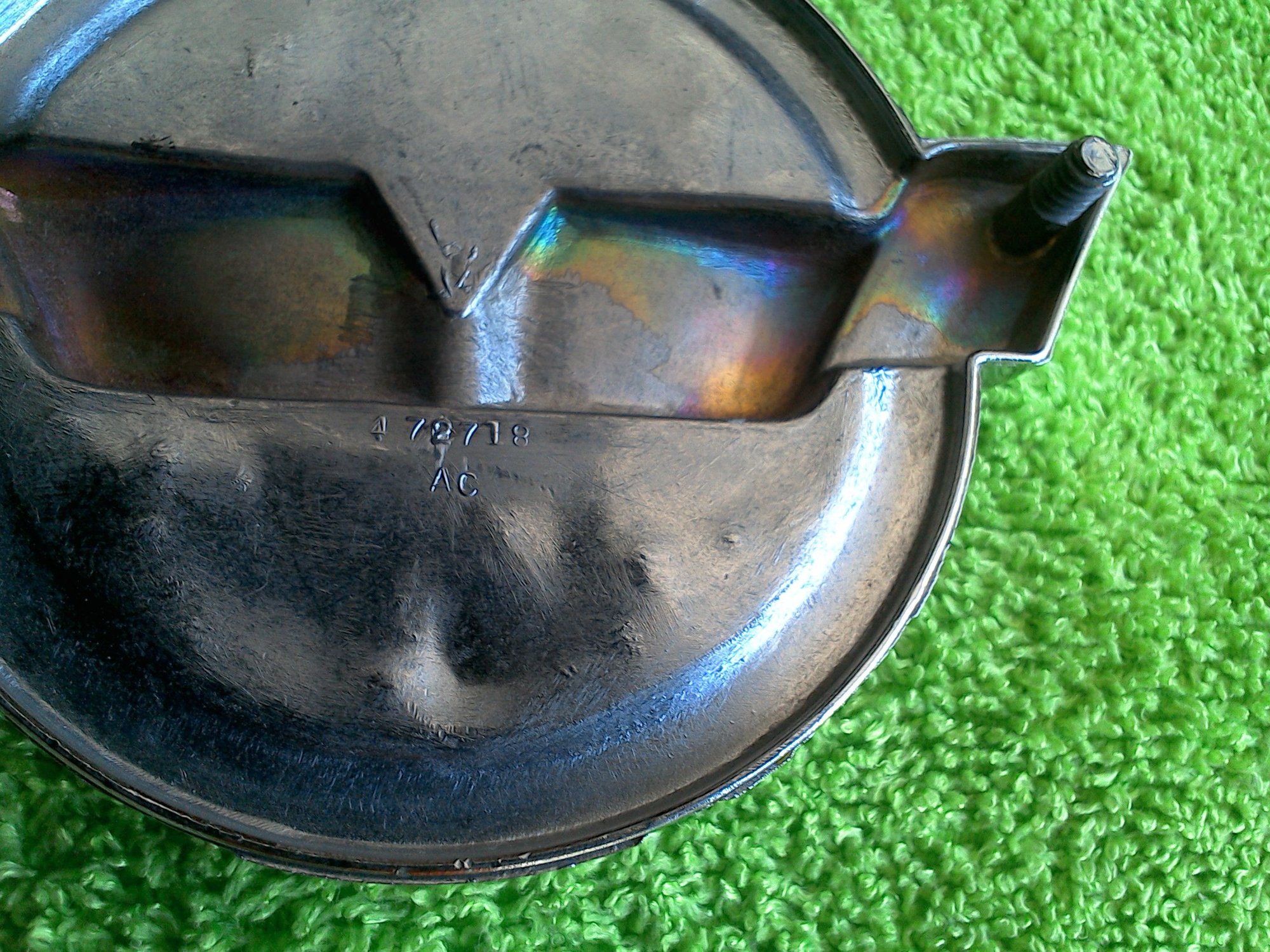 FS (For Sale) 1978 Silver Anniversary Fuel Door Emblem CorvetteForum