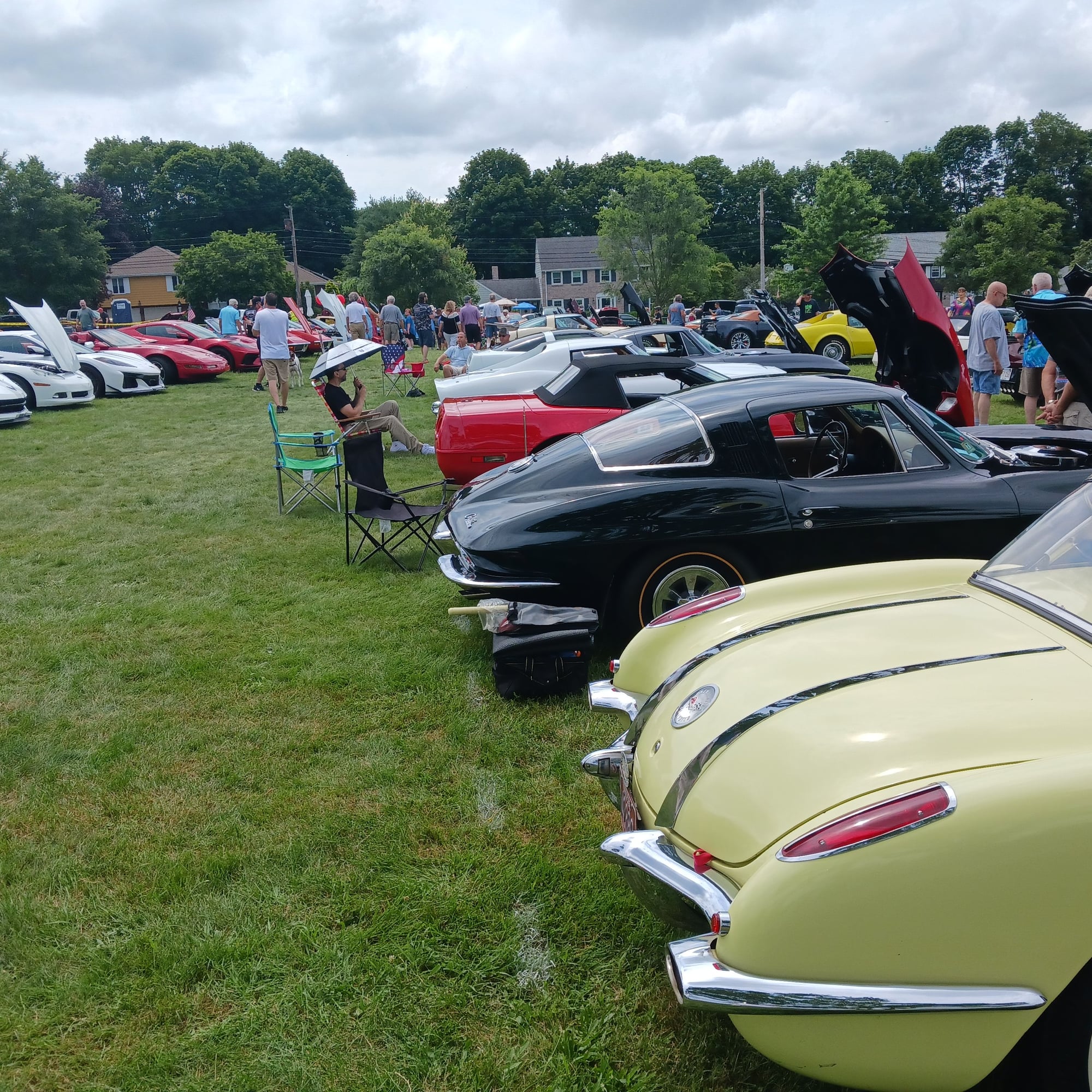 Endicott car show, 50th anniversary CorvetteForum Chevrolet
