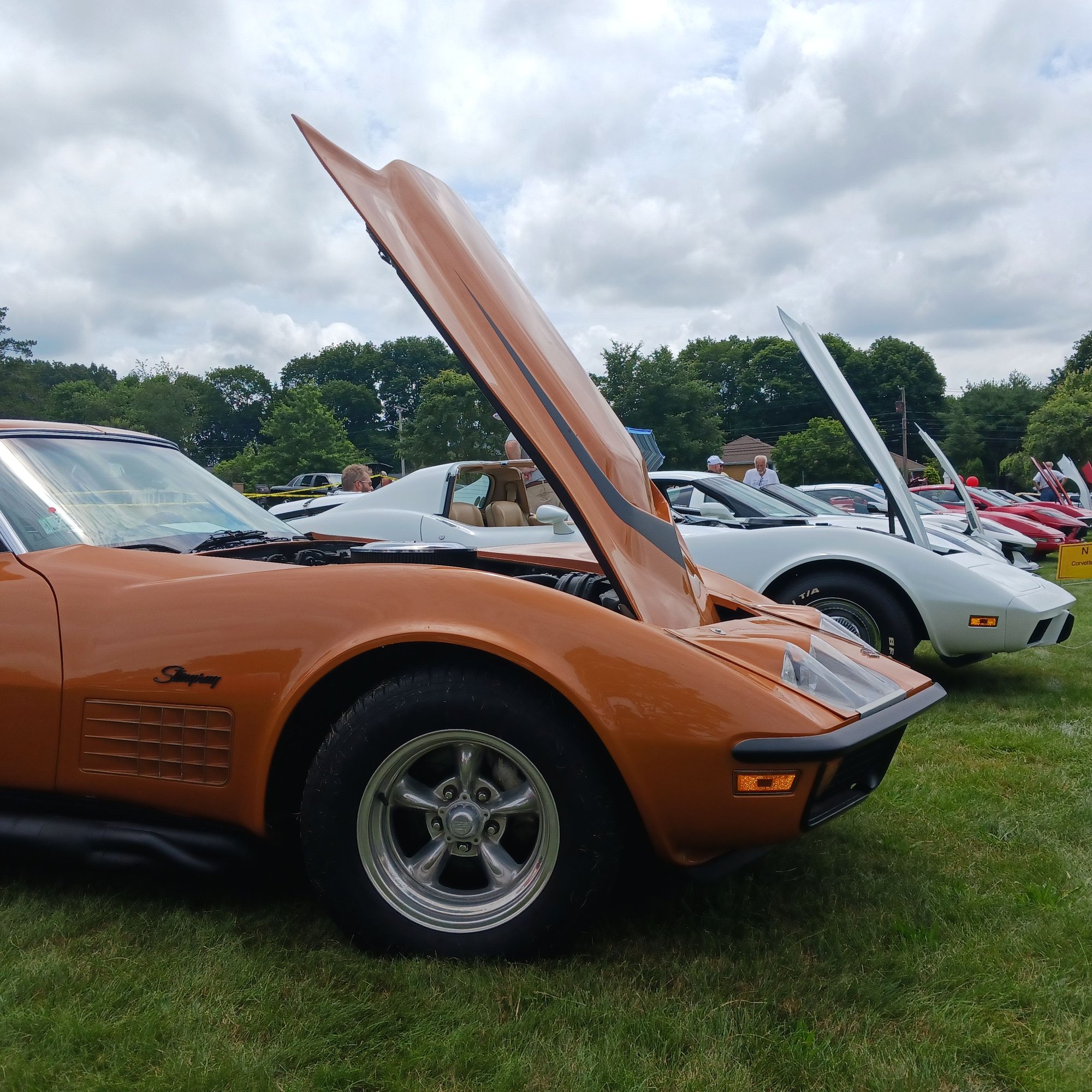 Endicott car show, 50th anniversary CorvetteForum Chevrolet