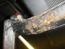 Driver's header once inner trim removed.