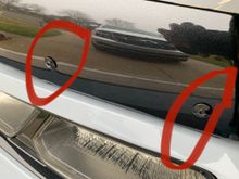 Stage 2 spoiler winglet bolts. I have a couple extras, but these are too short. 
