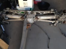 I would like to sell this axle.
It is a dana 36, a 1996 3:07 fron a 96 collector edition corvette with 12,500 miles on it. Car was not involved in an aito accident
A building fell on the front of the car.
Has link arms, toe rod, calipers and discs, half shafts torque arm, and lug nuts.
I fo not believe the calipers and discs have ever been removed.
This rear end is complete except for spring and shocks.
I would like $1200 plus shipping