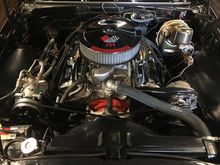 67 Camaro convertible.030 over 4-1/4 stroke (makes it a 489) 230-240 @ .050 hydraulic roller, Edelbrock oval port, power everything, 3 speed auto, 3.08 gears stock exhaust manifolds, has Jebby’s favorite carb- the avenger, and still pulls hard to 5800-6000 
All of these examples rev instantly, and will shred rear tires until you ar tired of holding your foot on the gas