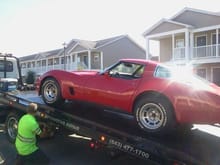 Day I bought the 81.  Had leaking brakes so the flatbed tow home