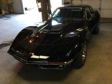 It is a original black on black leather car.