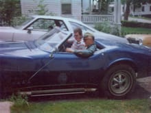 My first Vette with my dad in 1978.