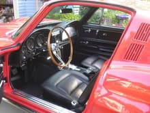 65 Leather interior and Teak wheel
