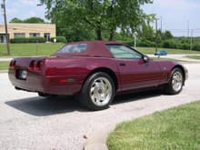 1993 Chevrolet Corvette 40th Annivesary 'Vert.....great looking rear!!