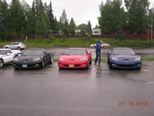 My new Z's first car show in Anchorage, 12 hours after completing the drive from San Diego. It made some friends pretty quickly!