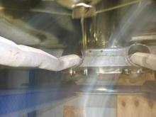 Exhaust Low in crossmember 3