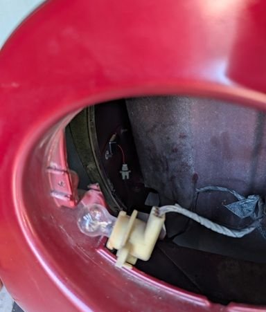 Driver side taillight and marker 
