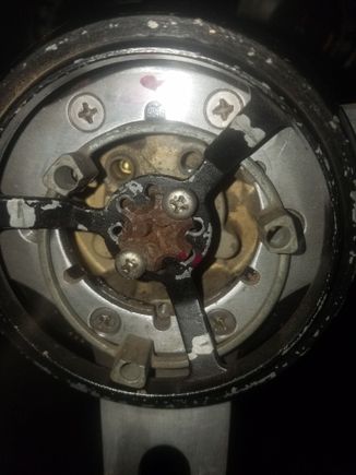 look like some type of brass contact at bottom of brush sleeve