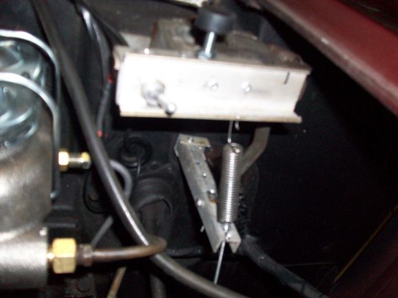 Adapters for old brake line at front and new brake line a rear ports of new master cylinder.