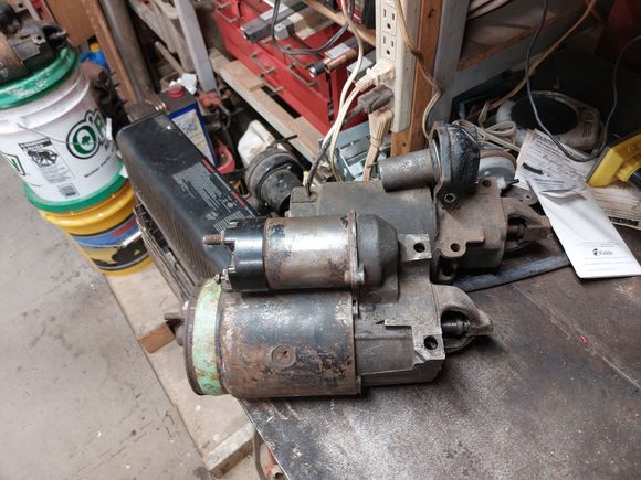 standard duty starter for 154 tooth flywheel closest to you and heavy duty starter for 168 tooth flywheel generally used on BBs and trucks.