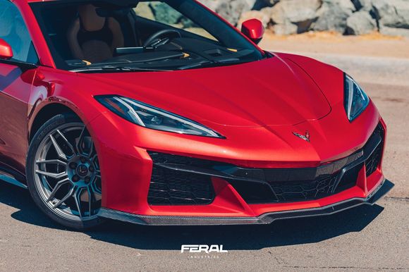 Feral Industries C8 Z06 Carbon Fiber Front Lip Spoiler