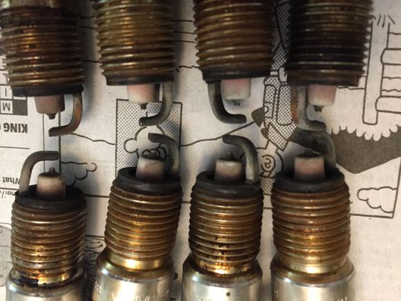 100k mile plugs from my 2003 C5. 
